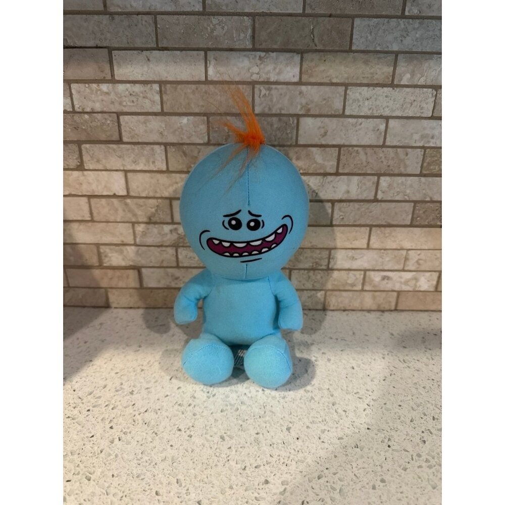 2015 RICK AND MORTY Mr. Meeseeks Plush 10” Adult Swim Stuffed‎ Toy. (G13)